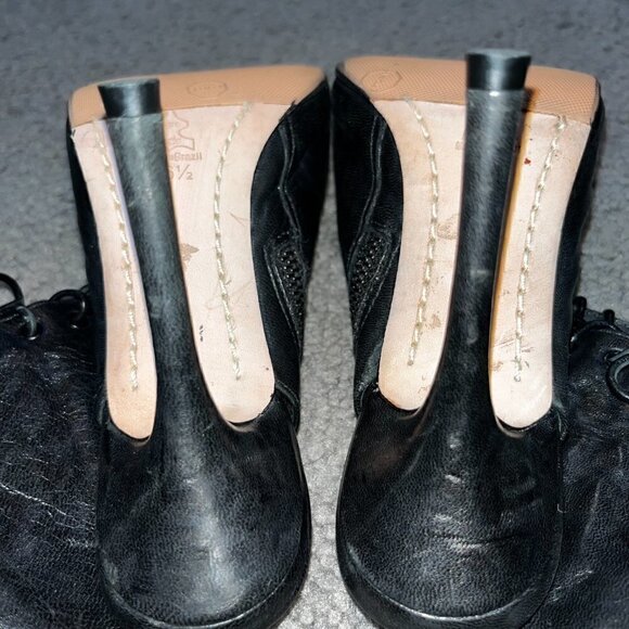 ALICE + OLIVIA Dominica Lace Up Open Back High Heeled Booties - EUC - EU 36.5 - Picture 7 of 7